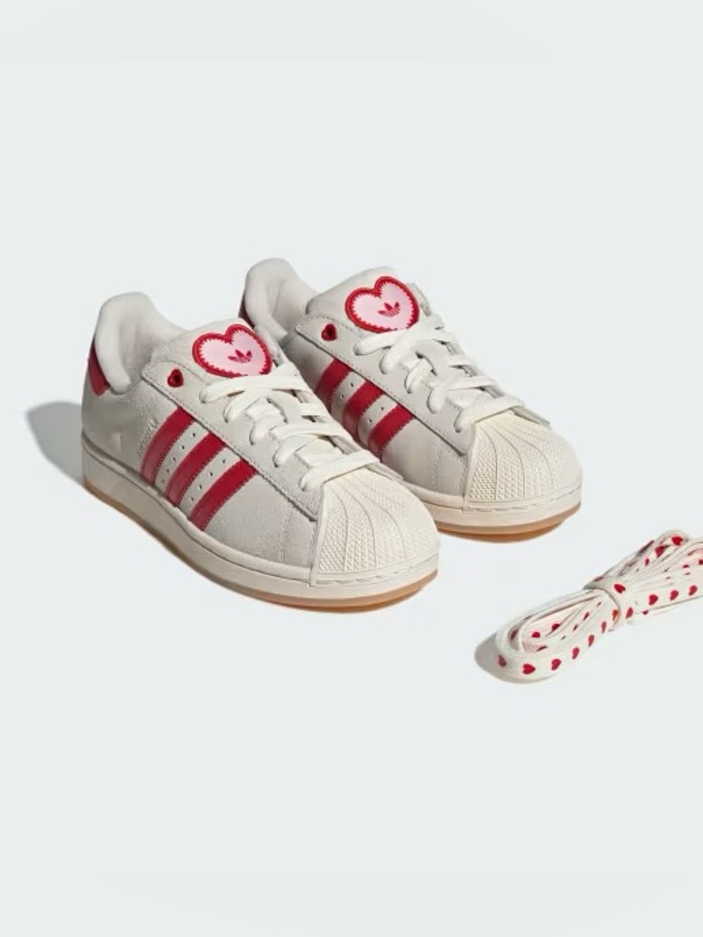 adidas Superstar II limited edition red creme Sneakers 9.5 M BNWT collectible